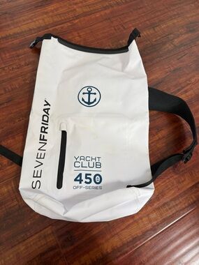 Seven Friday White Yacht Club 45L Off-Series Duffle Bag